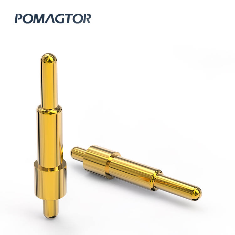Double Headed Pogo Pin 2.5*14.1mm Stroke3.0mm(Per Contact): 100-150gf -40~150°C 1A 12V