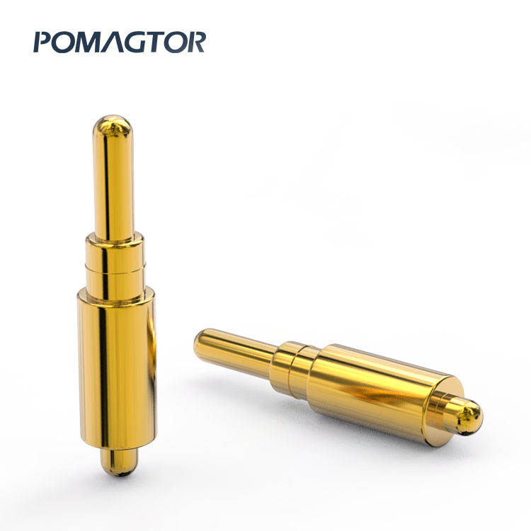 Double Headed Pogo Pin 2.0*9.6mm Stroke2.0mm(Per Contact): 100-150gf -40~150°C 1A 12V
