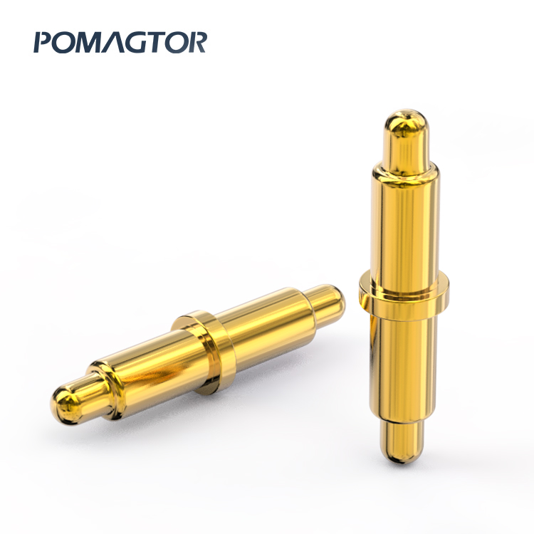 Double Headed Pogo Pin 2.0*8.6mm Stroke2.4mm(Per Contact): 100-150gf -40~150°C 1A 12V