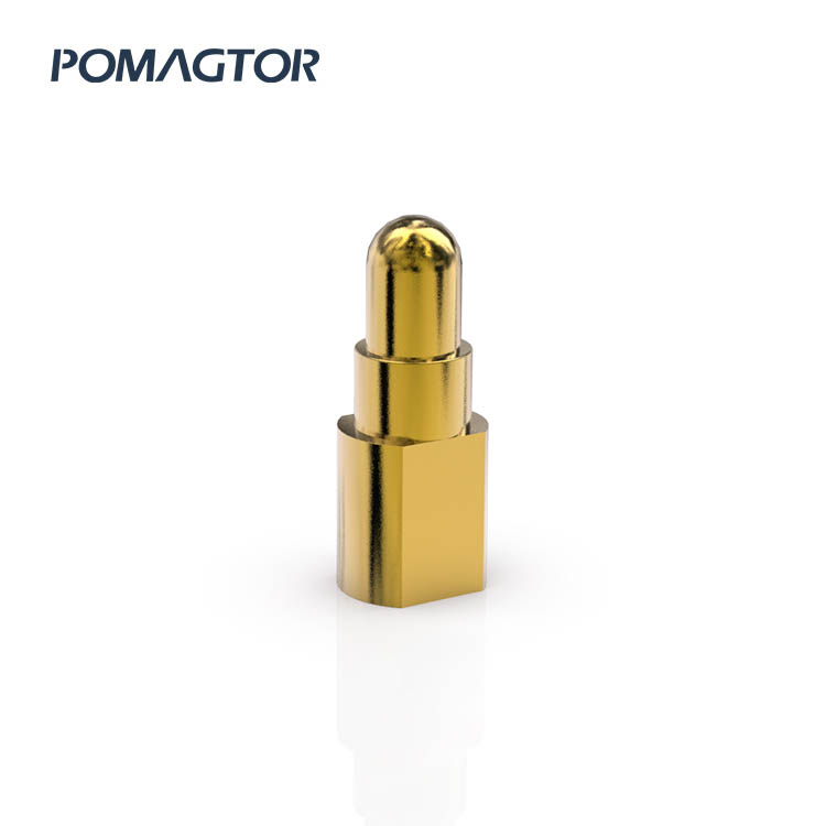 Side mounted Pogo Pin 4.0*10.0mm Stroke1.5mm(Per Contact): 100gfMax -30~85°C 1A 12V
