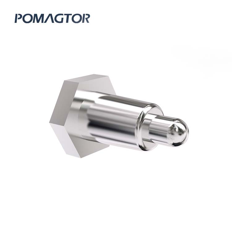 Metal Turning Parts Pogo Pin 9.5*15.9mm Stroke2.5mm(Per Contact): 160±30gf -30~85°C