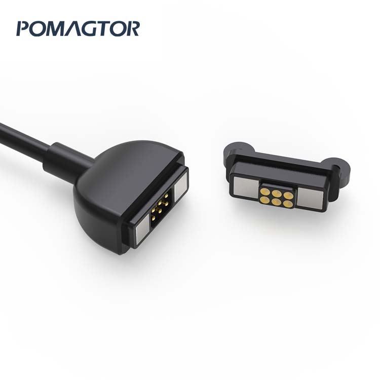 Magnetic data line 6Pin Medical device connection cable -30~85°C 3A 5V