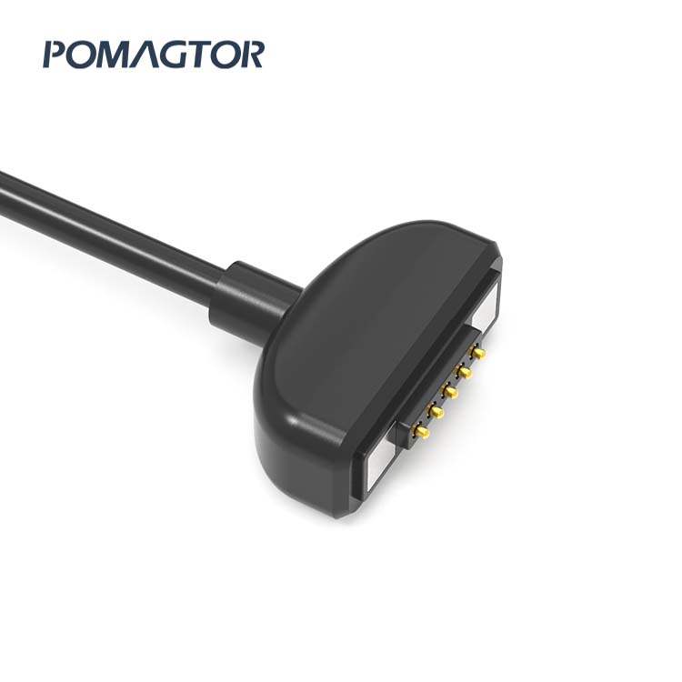 Magnetic data line 5Pin Waterproof connector charging data cable -30~85°C 3A 5V