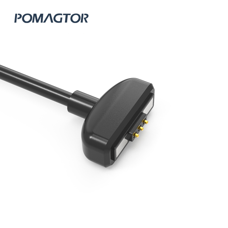 Magnetic data line 3Pin Collector charging cable -30~80°C 2A 5V