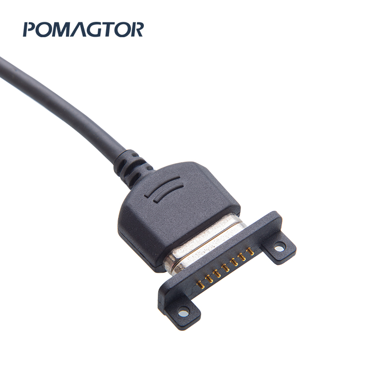 Magnetic data line 7Pin Medical device connection cable -30~85°C 3A 5V