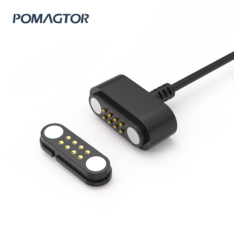 Magnetic data line 8Pin Waterproof medical connection cable -30~85°C 3A 5V