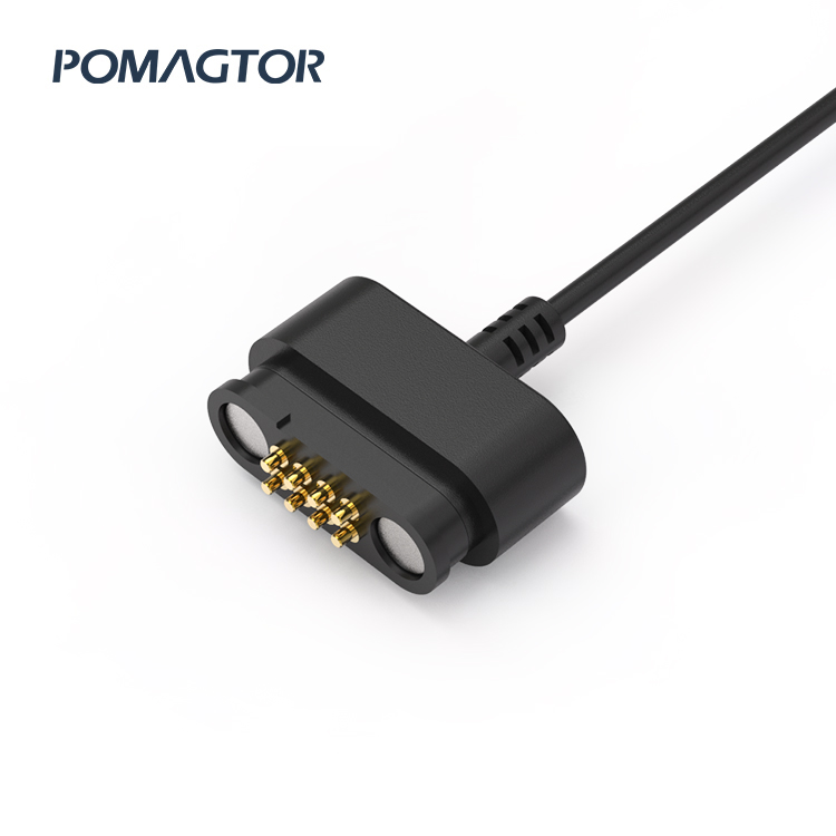 Magnetic data line 8Pin Waterproof medical connection cable -30~85°C 3A 5V