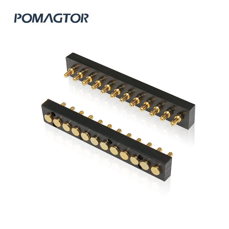Pogo pin connector 12pin SMT (HY91-00034-001)