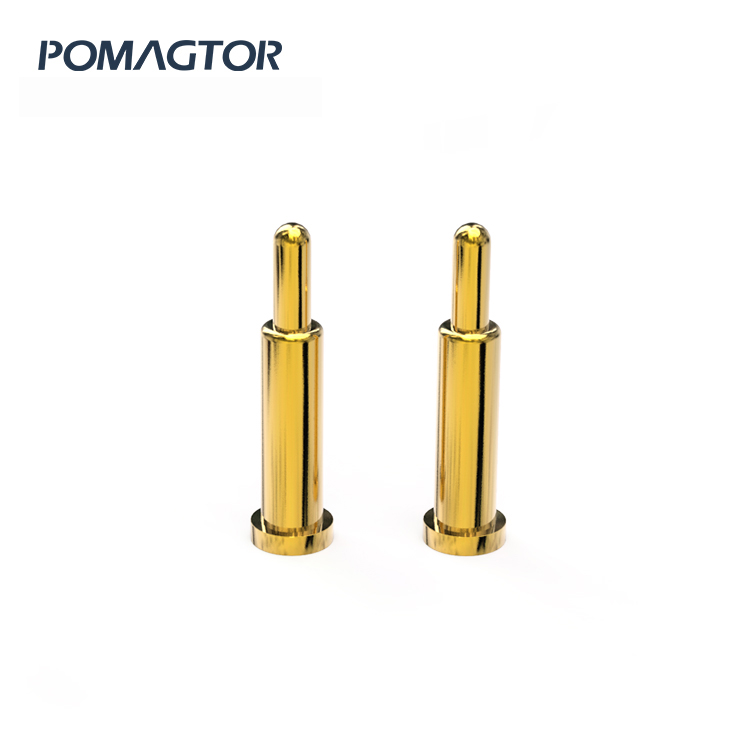 SMT Pogo Pin 2.0*7.5mm Stroke0.9mm(Per Contact): 100±150gf -40~150°C 1~1.65A 12V