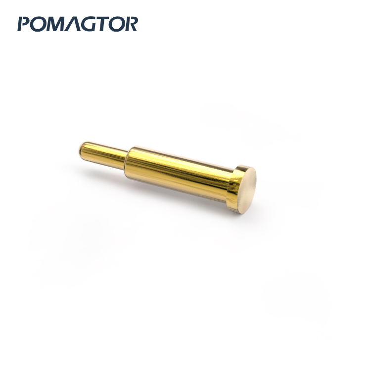 SMT Pogo Pin 2.0*7.5mm Stroke0.9mm(Per Contact): 100±150gf -40~150°C 1~1.65A 12V