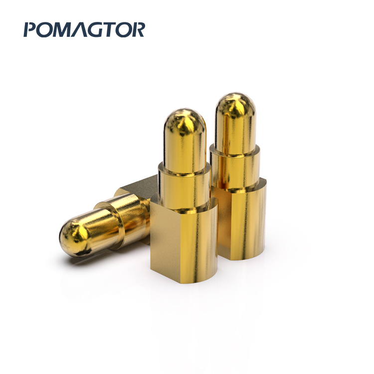 Side mounted Pogo Pin 4.0*10.0mm Stroke1.5mm(Per Contact): 100gfMax -30~85°C 1A 12V