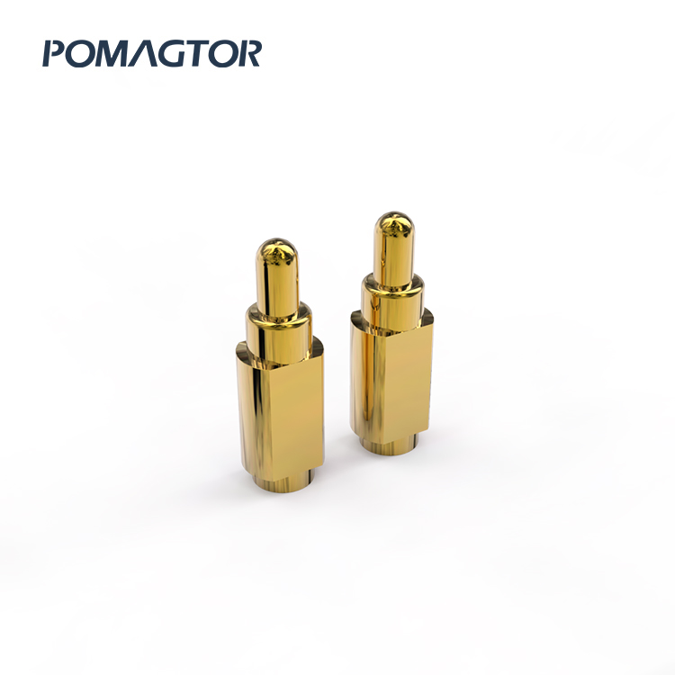 Side mounted Pogo Pin 2.0*6.2mm Stroke0.8mm(Per Contact): 150gfMax -30~85°C 1A 12V