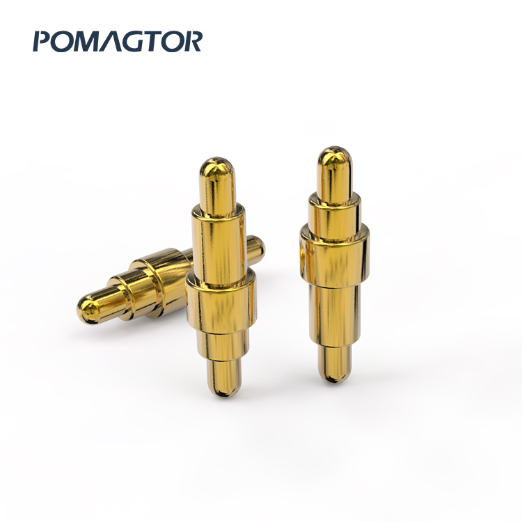 Double Headed Pogo Pin 2.0*7.4mm Stroke2.0mm(Per Contact): 100±150gf -40~150°C 1A 12V