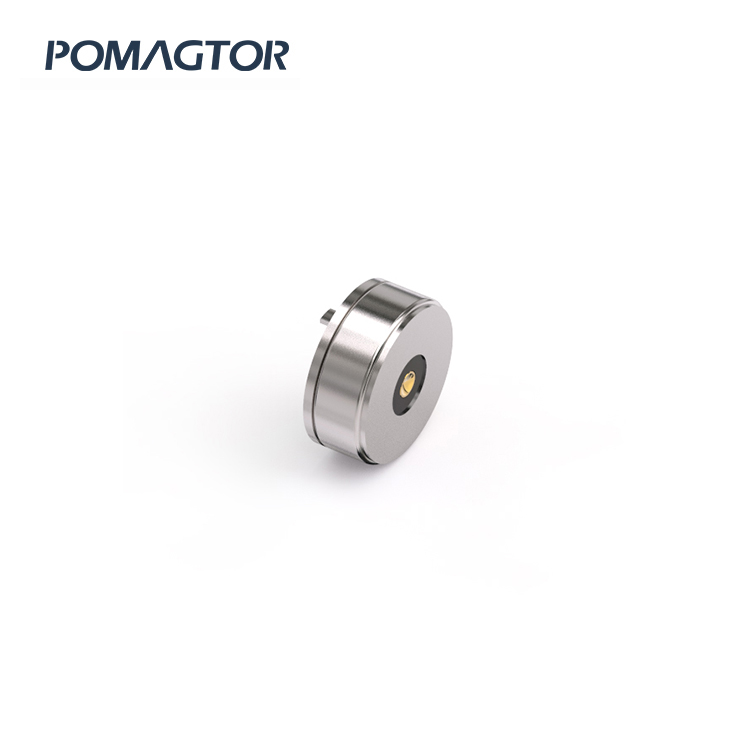 Magnetic connector 9mm 2Pin Battery charging connector -40~150°C 1A 12V