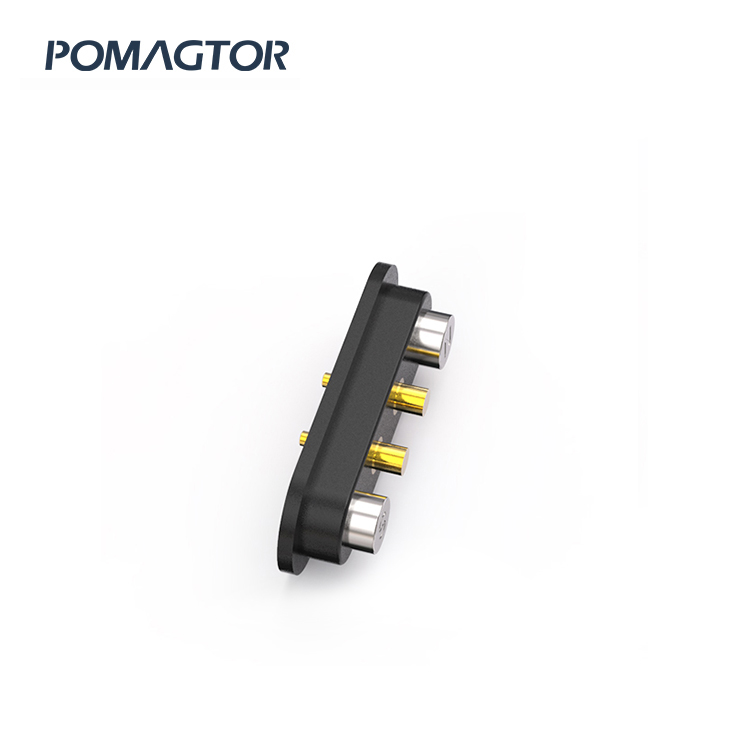 Magnetic connector 2Pin PCB mounting base battery adapter -30~85°C 2A 5V