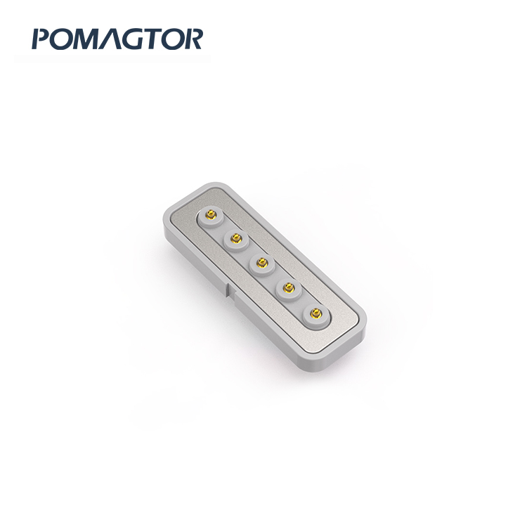 Magnetic connector 5Pin -30~85°C 2.5A 12V