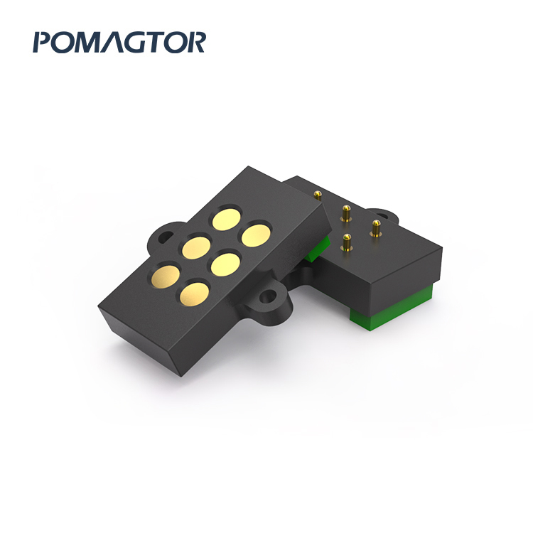 Magnetic connector 6Pin High current connector -30~85°C 1.2A 12V