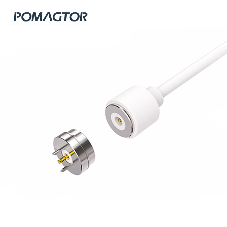 Magnetic data line 10mm 2Pin Power bank charging cable for water cup -30~85°C 3A 5V
