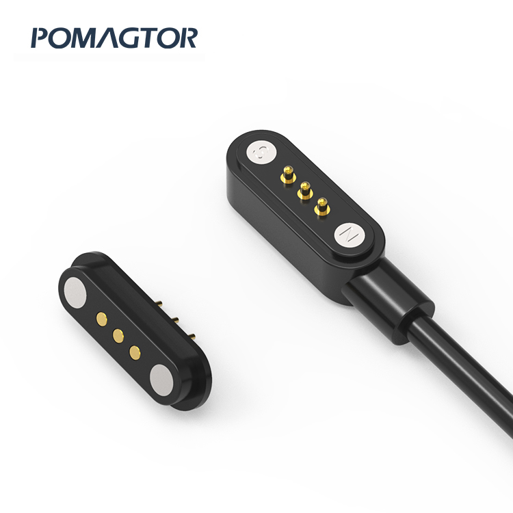 Magnetic data line 3Pin Magnetic charging cable contact -30~80°C 1A 5V