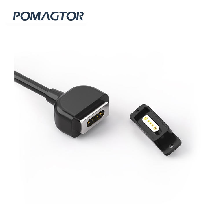 Magnetic data line 5Pin High current power supply cable -30~85°C 5A 24V