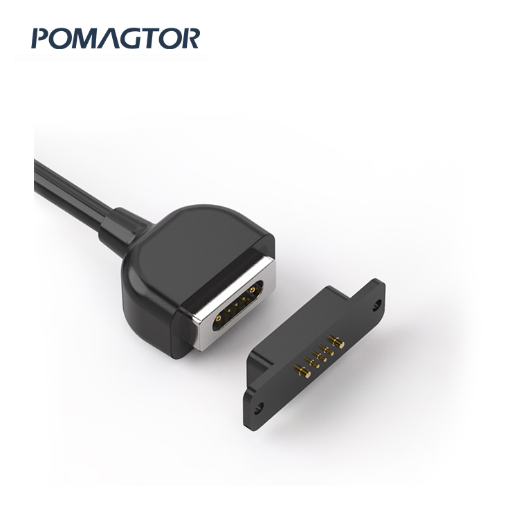 Magnetic data line 5Pin High current power supply cable -30~85°C 5A 24V