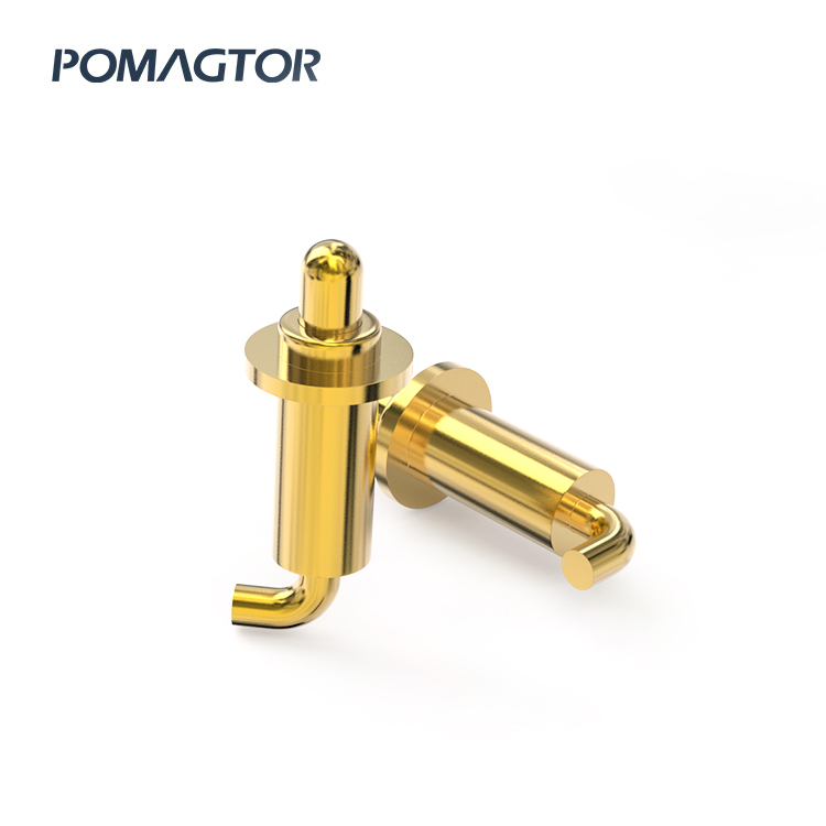 Bending Type Pogo Pin 2.6*7.0mm Stroke1.0mm(Per Contact): 60±15gf -30~85°C 3A 5V