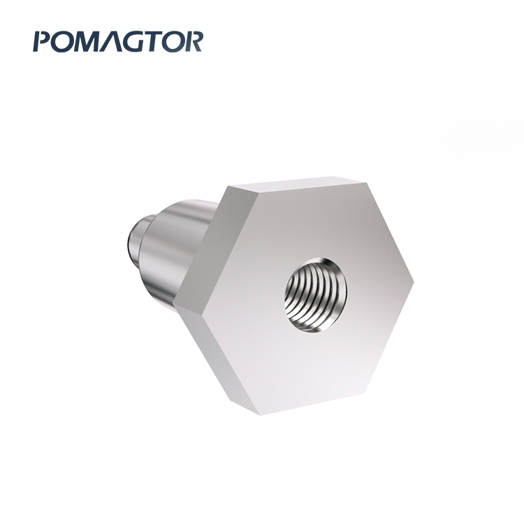 Metal Turning Parts Pogo Pin 9.5*15.9mm Stroke2.5mm(Per Contact): 160±30gf -30~85°C