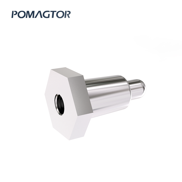 Metal Turning Parts Pogo Pin 9.5*15.9mm Stroke2.5mm(Per Contact): 160±30gf -30~85°C