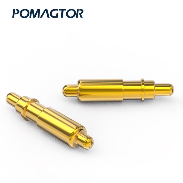 Double Headed Pogo Pin 1.8*8.6mm Stroke2.3mm(Per Contact): 100-150gf -40~150°C 1A 12V