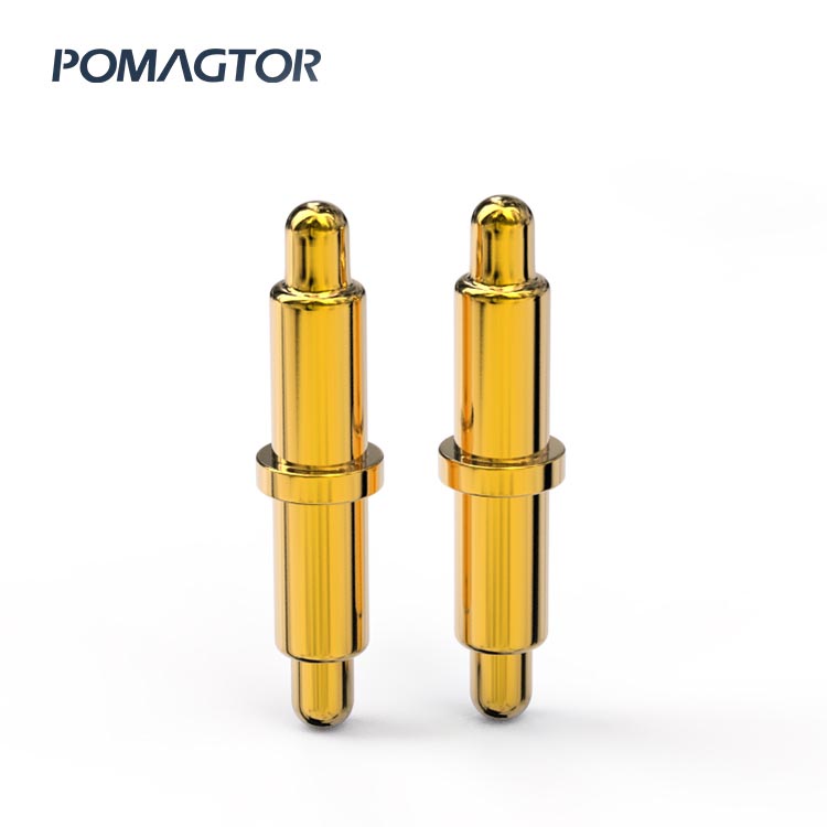 Double Headed Pogo Pin 2.0*8.6mm Stroke2.4mm(Per Contact): 100-150gf -40~150°C 1A 12V