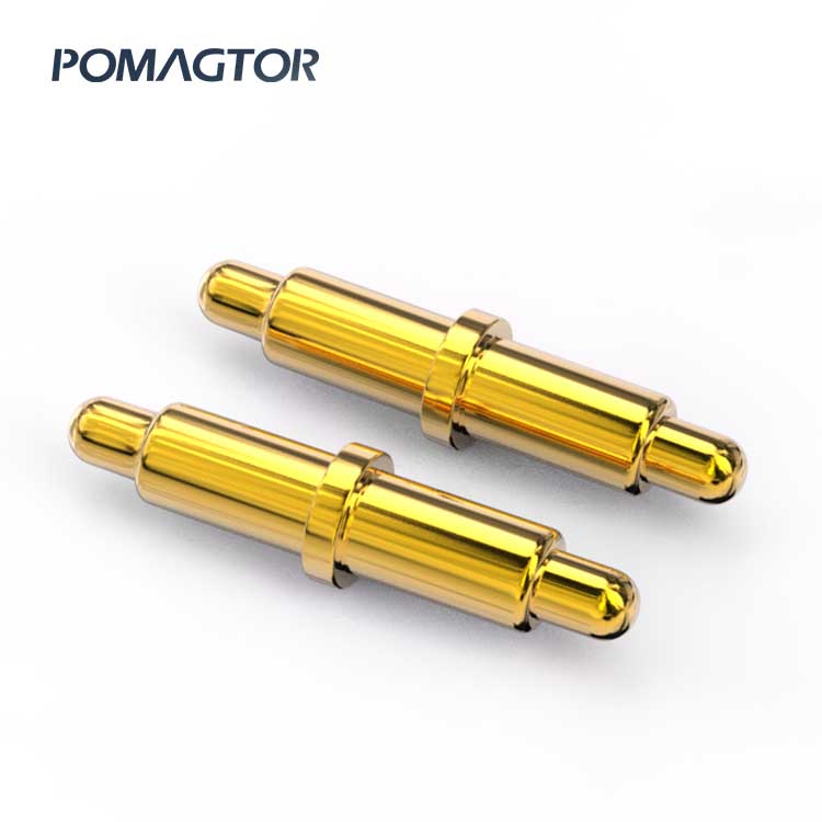 Double Headed Pogo Pin 2.0*8.6mm Stroke2.4mm(Per Contact): 100-150gf -40~150°C 1A 12V