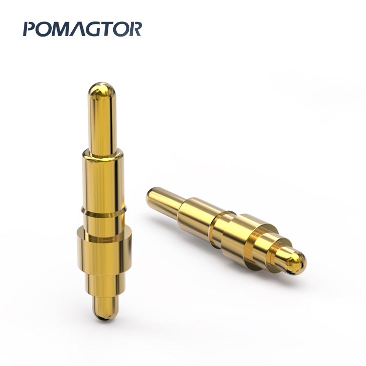 Double Headed Pogo Pin 2.0*9.3mm Stroke2.3mm(Per Contact): 100-150gf -40~150°C 1A 12V