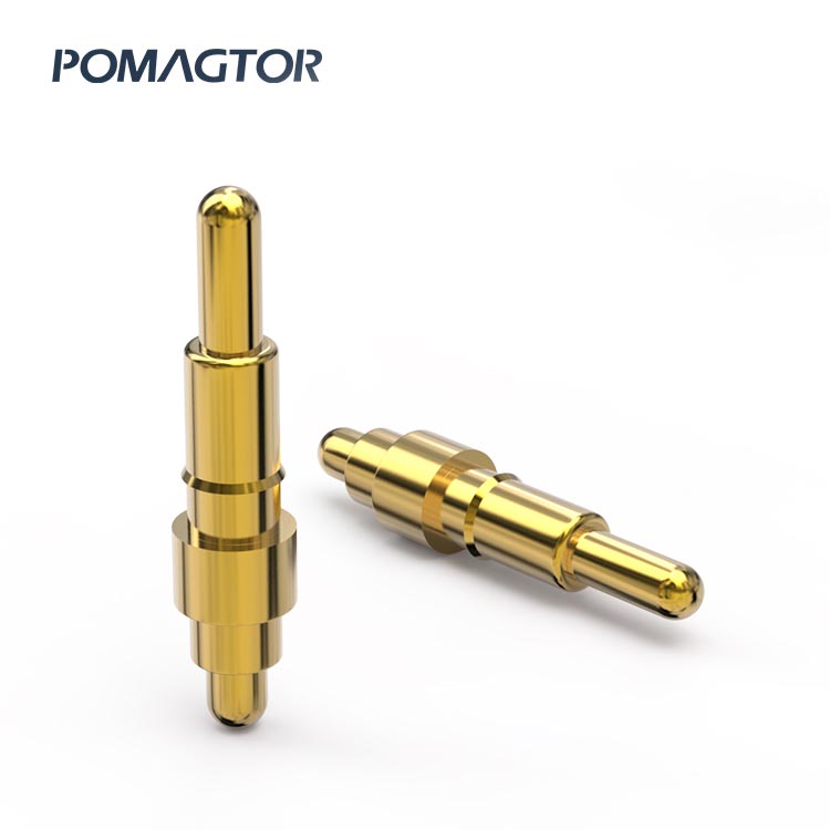 Double Headed Pogo Pin 2.0*9.3mm Stroke2.3mm(Per Contact): 100-150gf -40~150°C 1A 12V