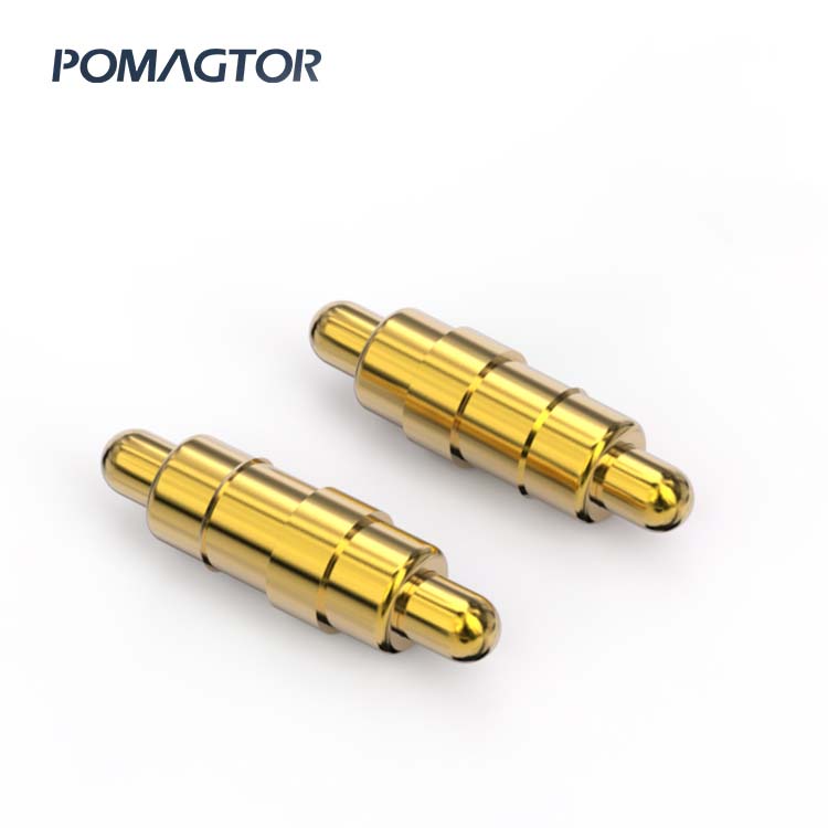 Double Headed Pogo Pin 1.8*6.1mm Stroke1.6mm(Per Contact): 100±150gf -40~150°C 1A 12V