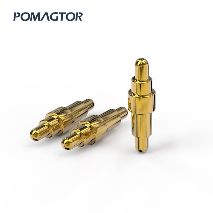 Double Headed Pogo Pin 2.0*7.4mm Stroke2.0mm(Per Contact): 100±150gf -40~150°C 1A 12V