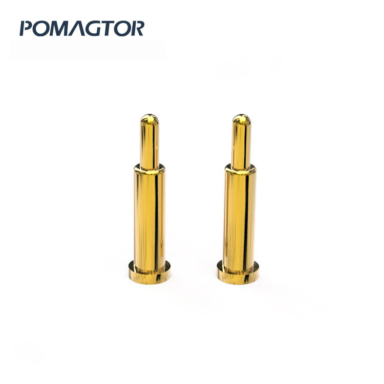 SMT Pogo Pin 2.0*7.5mm Stroke0.9mm(Per Contact): 100±150gf -40~150°C 1~1.65A 12V