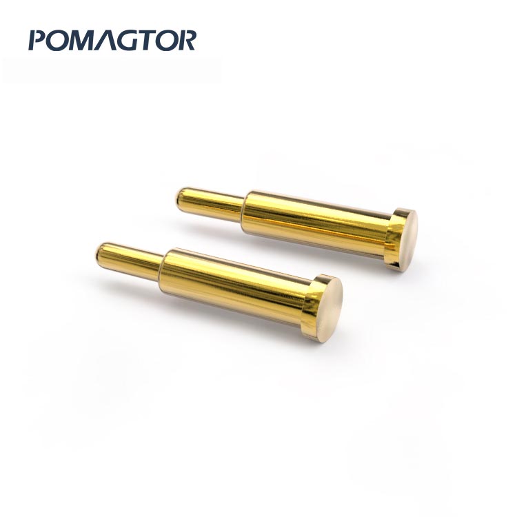 SMT Pogo Pin 2.0*7.5mm Stroke0.9mm(Per Contact): 100±150gf -40~150°C 1~1.65A 12V