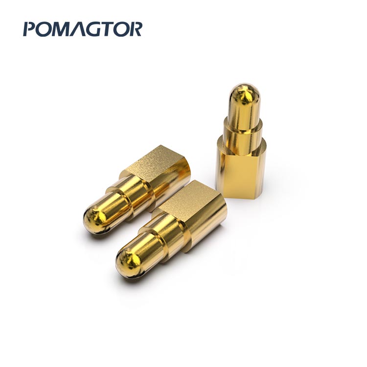 Side mounted Pogo Pin 4.0*10.0mm Stroke1.5mm(Per Contact): 100gfMax -30~85°C 1A 12V