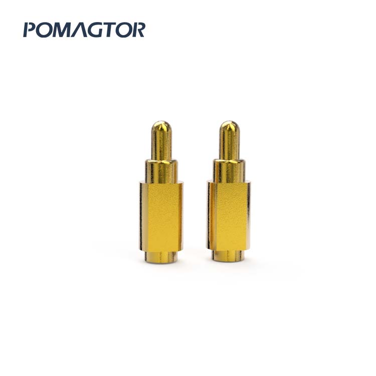 Side mounted Pogo Pin 2.0*6.2mm Stroke0.8mm(Per Contact): 150gfMax -30~85°C 1A 12V