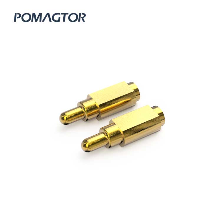 Side mounted Pogo Pin 2.0*6.2mm Stroke0.8mm(Per Contact): 150gfMax -30~85°C 1A 12V