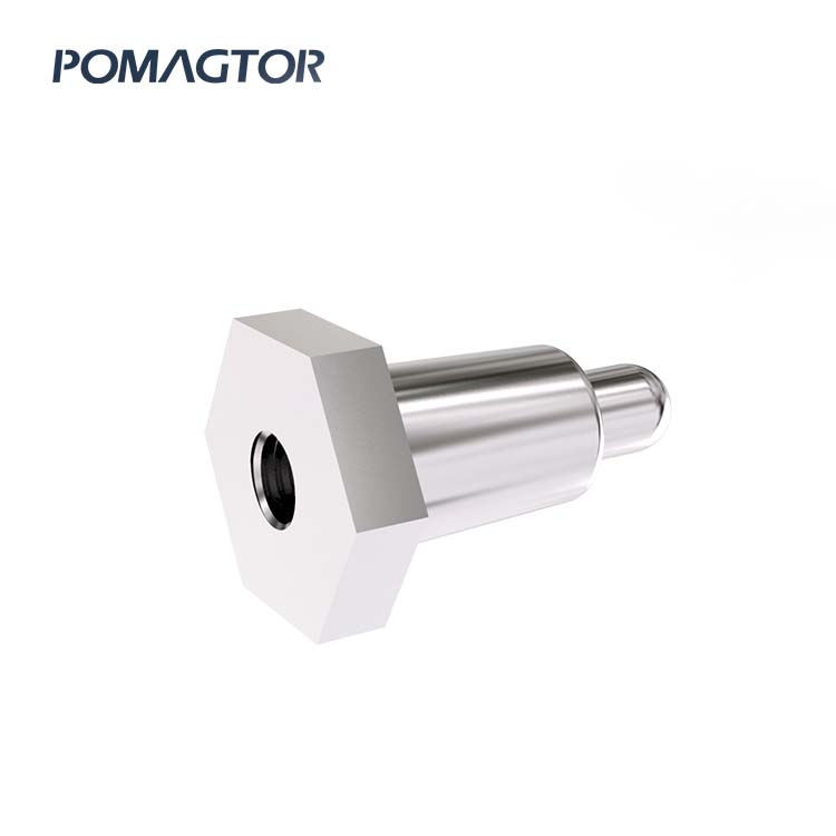 Metal Turning Parts Pogo Pin 9.5*15.9mm Stroke2.5mm(Per Contact): 160±30gf -30~85°C