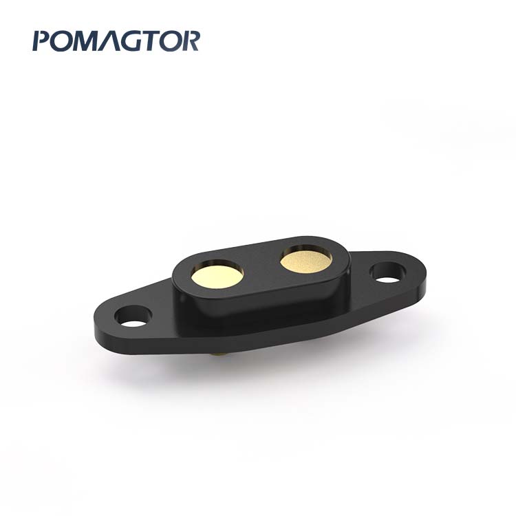 DIP Pogo pin connector 2Pin Stroke1.0mm(Per Contact): 60±15gf -30~85°C 5A 24V