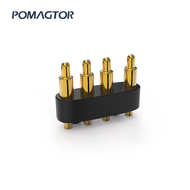 DIP Pogo pin connector 3Pin Stroke0.95mm(Per Contact): 150±5gf -30~85°C 1.5A 12V