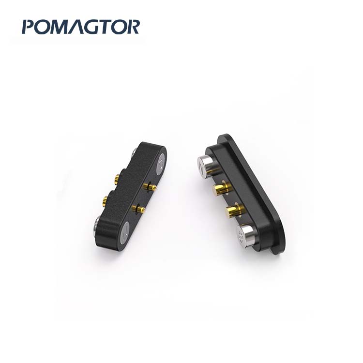 Magnetic connector 2Pin PCB mounting base battery adapter -30~85°C 2A 5V