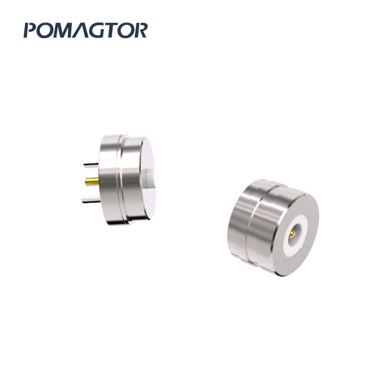 Magnetic connector 10mm 2Pin High current fast charge -40~150°C 1A 12V