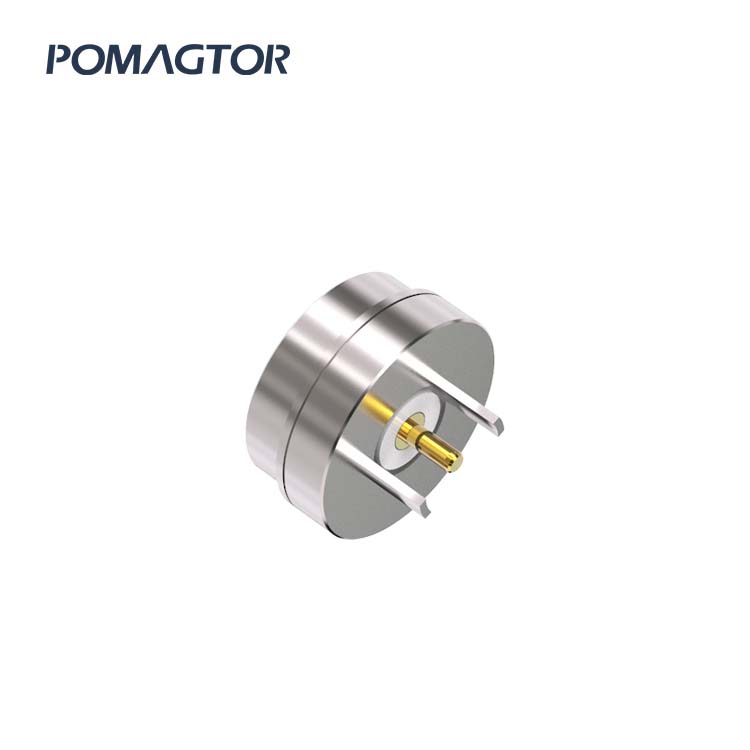 Magnetic connector 10mm 2Pin High current fast charge -40~150°C 1A 12V