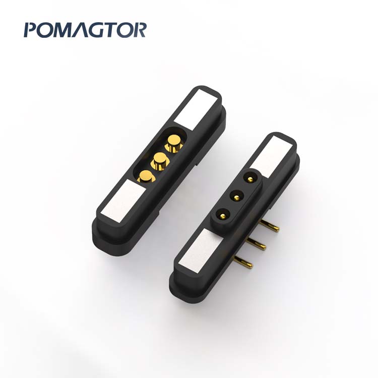 Magnetic connector 3Pin Dock socket -30~85°C 2A 5V