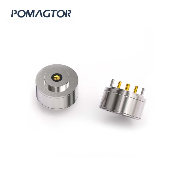 Magnetic connector 10mm 3Pin Smart clothing charging -30~85°C 2A 5V