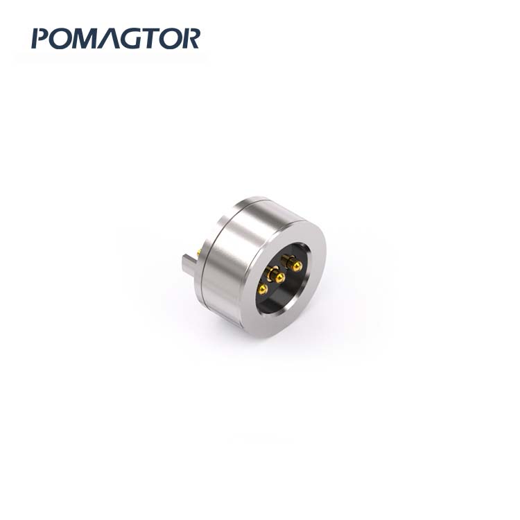 Magnetic connector 10mm 3Pin Smart clothing charging -30~85°C 2A 5V