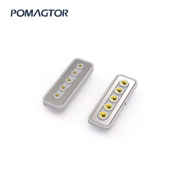 Magnetic connector 5Pin -30~85°C 2.5A 12V